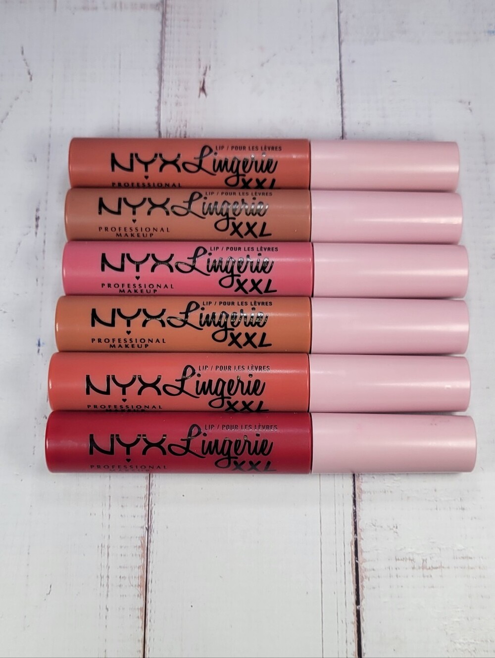 NYX Lip Lingerie XXL Long-Lasting Matte Liquid Lipstick Bundle NEW!